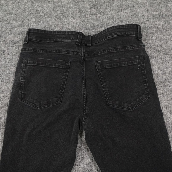 The Perfect Jean‎ NYC Mens 36x32 Black Slim Fit Straight Denim Jeans Stretch - Picture 4 of 12